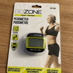 Podomètre GoZone – Noir/vert citron Grand écran ACL